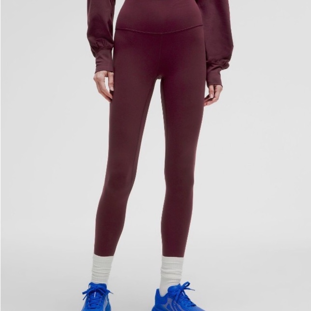 NWOT Lululemon Align High-Rise Pant 28” in Garnet sz 12